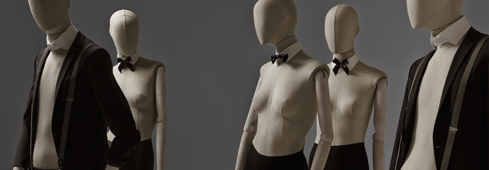 Stylized image of mannequins